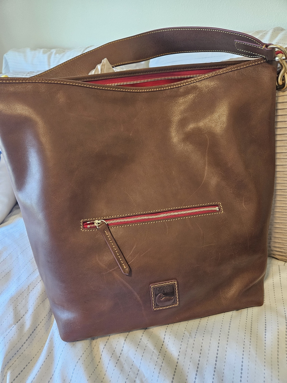 Dooney & Bourke Brown Floremtine Hobo Bag